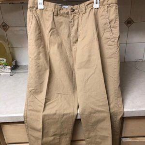 Mens 100 % cotton beige pants